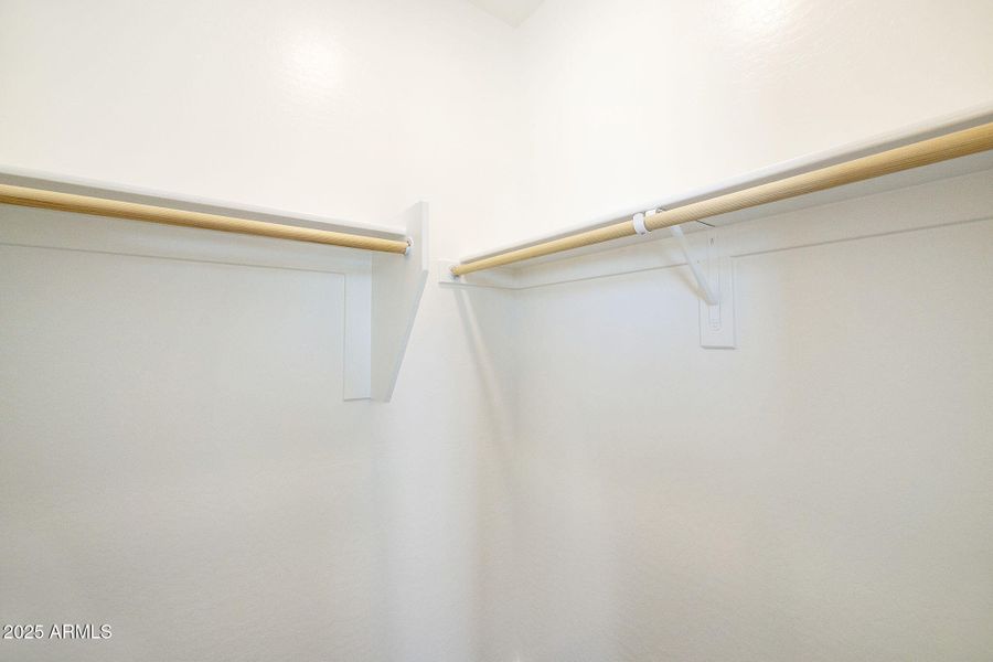 FRONT BEDROOM WALK IN CLOSET