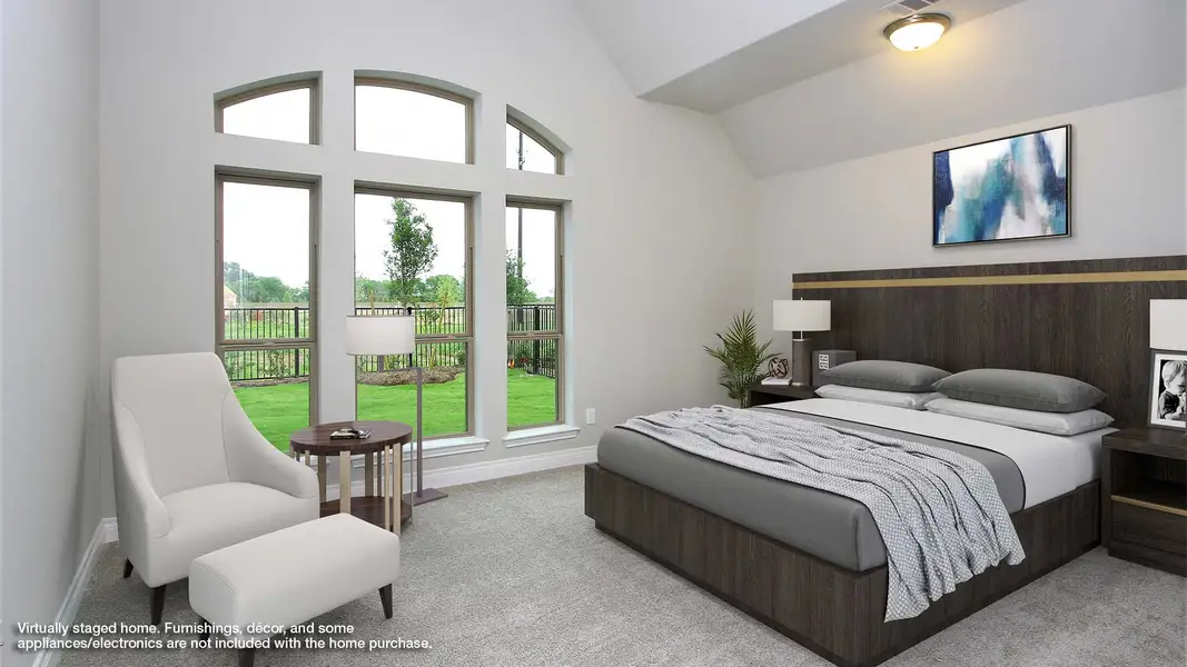 Furnished interior view inside a new home in Veramendi, New Braunfels (Image 4).