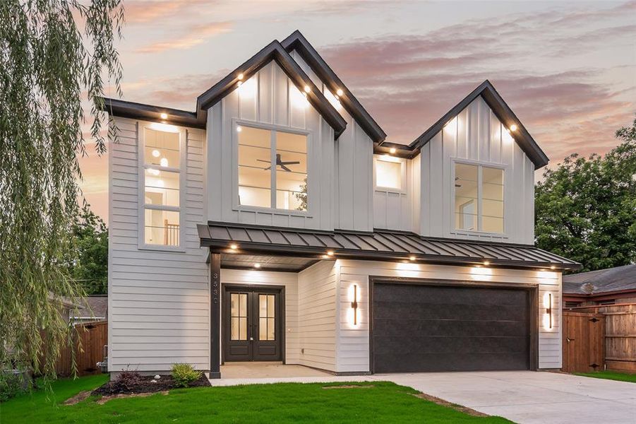 Front exterior of a new home in , Dallas, TX, highlighting curb appeal (Image 30). Front exterior of a new home in , Dallas, TX, highlighting curb appeal (Image 30).
