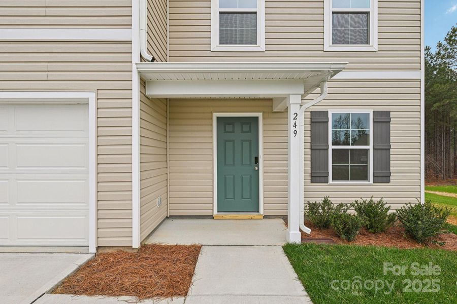 Exterior details and patio area of a home in The Pines at Stoney Point, Lexington (Image 3). Exterior details and patio area of a home in The Pines at Stoney Point, Lexington (Image 3).