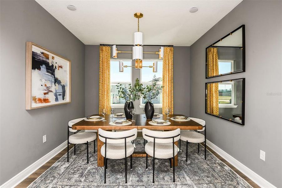 Furnished interior view inside a new home in Vintner Reserve, Clermont (Image 6).