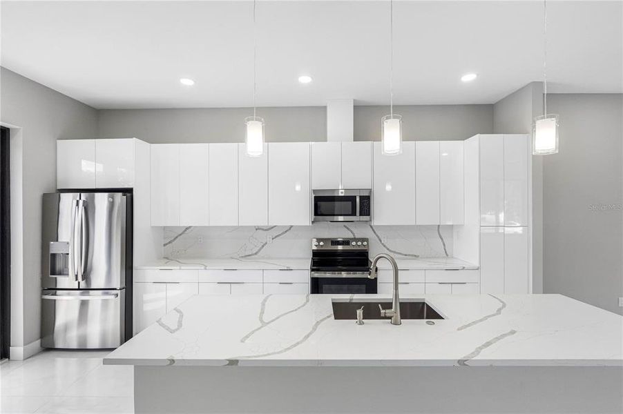 Furnished interior view inside a new home in , Tampa (Image 12).
