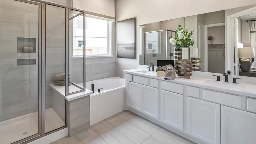 Furnished interior view inside a new home in Avalon at Cypress, Cypress (Image 4).