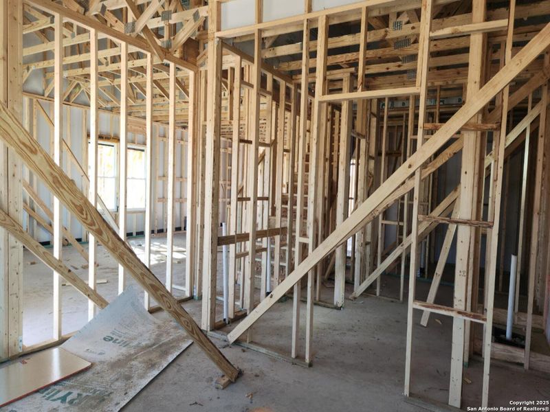 In-progress construction of a new home in Arcadia Ridge, San Antonio, TX (Image 9). In-progress construction of a new home in Arcadia Ridge, San Antonio, TX (Image 9).