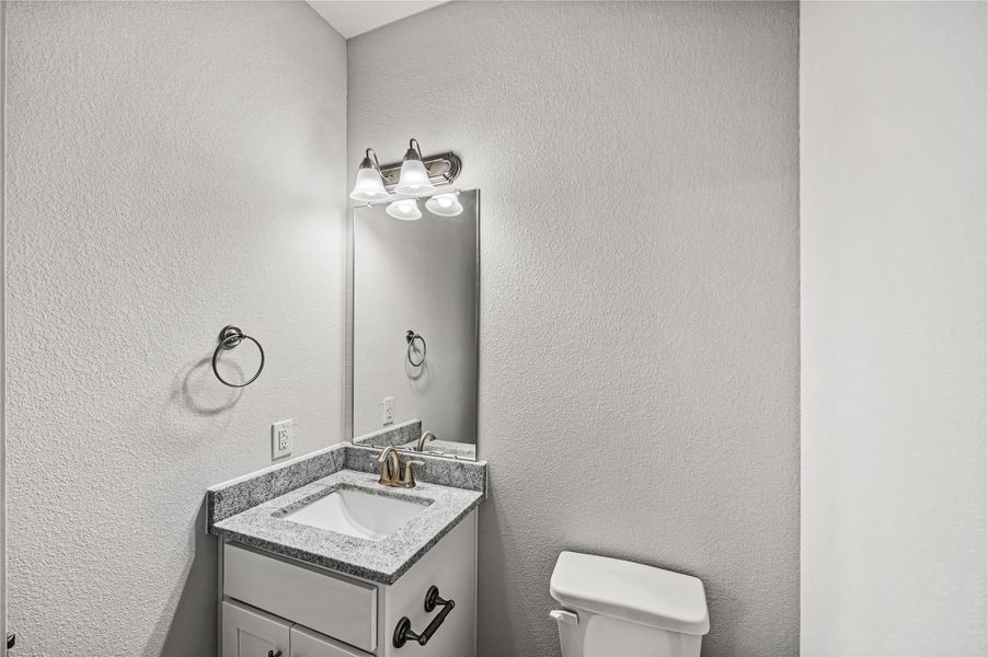 half-bath downstairs