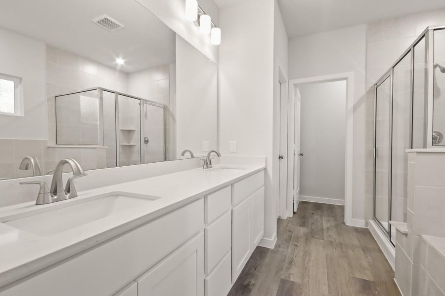 Furnished interior view inside a new home in The Woodlands Hills, Willis (Image 5).