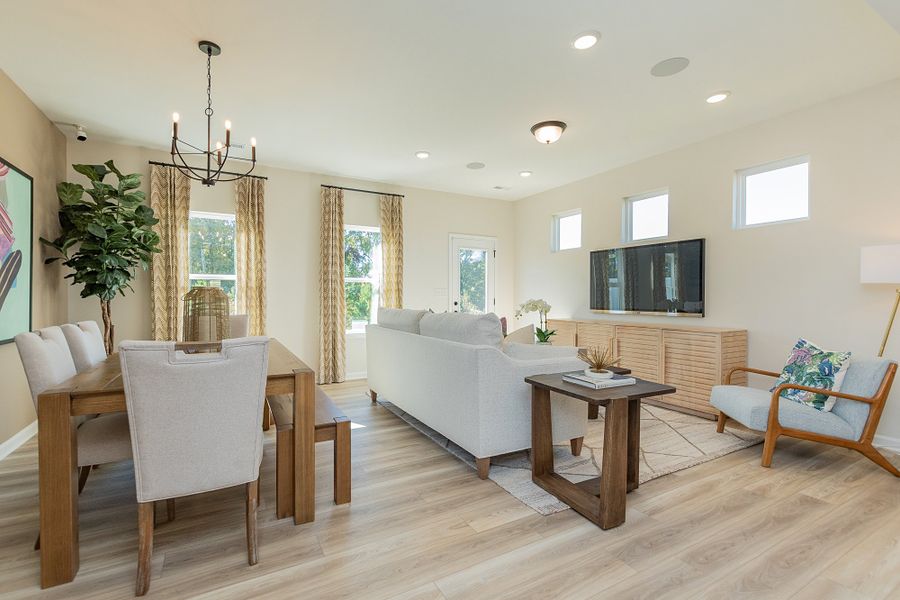 The Suwanee - Dining / Family Room The Suwanee - Dining / Family Room