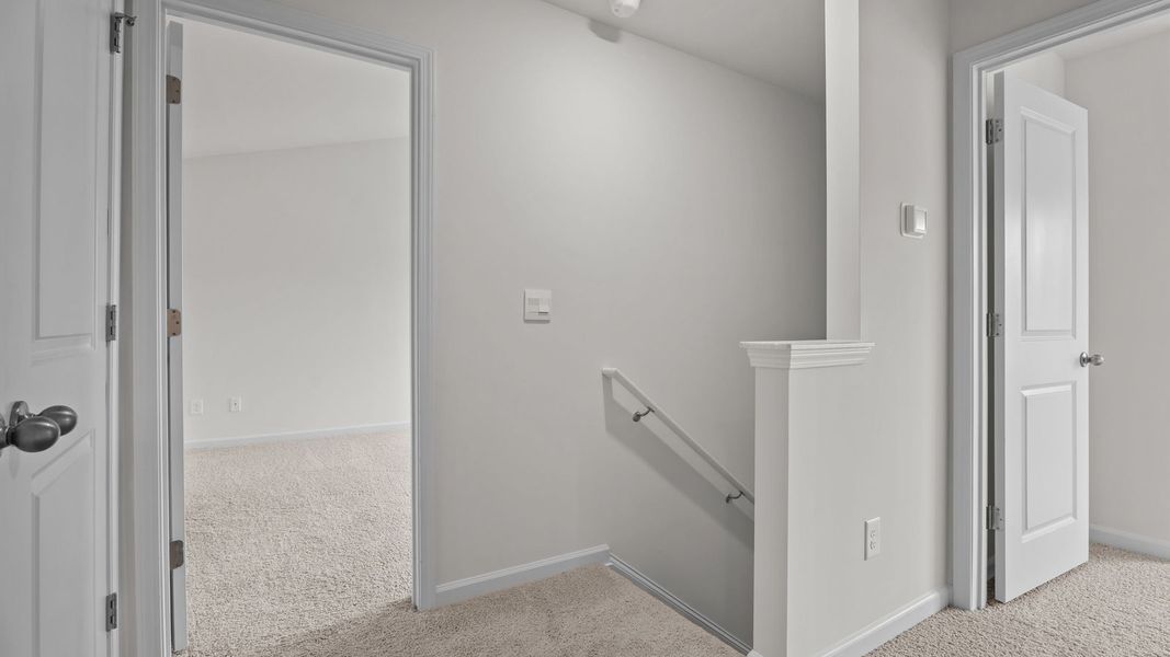 Representative unfurnished interior of a home built from the Rachel by D.R. Horton in Hobbs Farm, Ayden (Image 16).