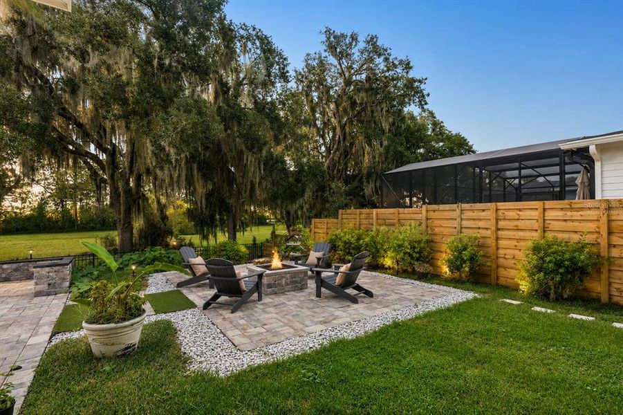 Exterior details and patio area of a home in Weslyn Park at Sunbridge, St. Cloud (Image 32).