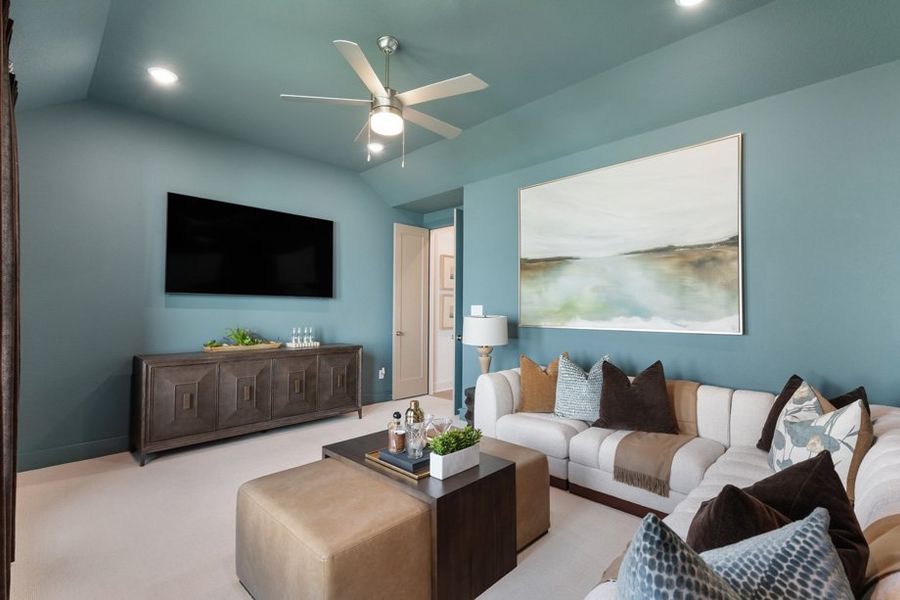 Representative Entertainment Room - some options shown