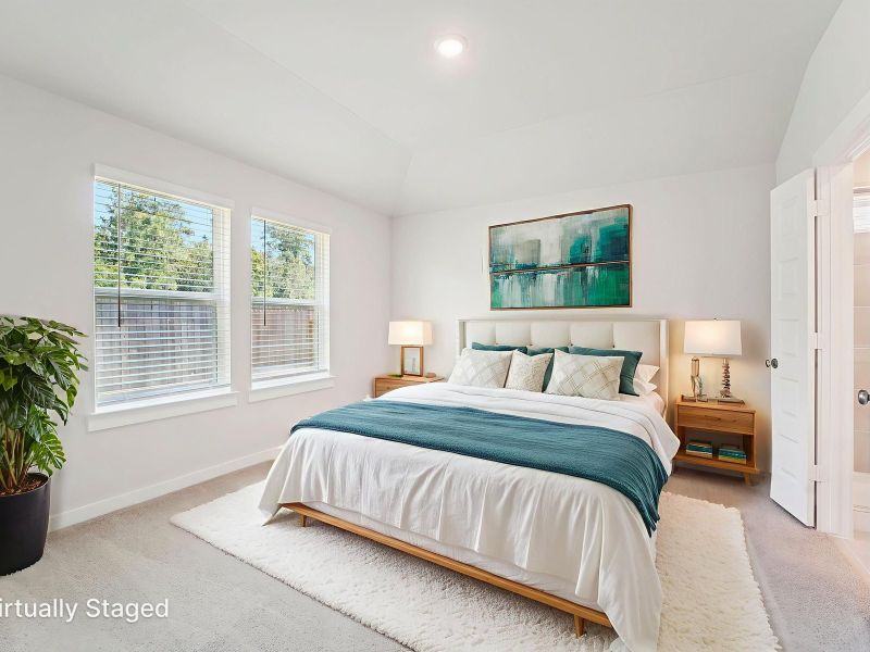 Furnished interior view inside a new home in Montgomery Oaks - Premier, Conroe (Image 5).