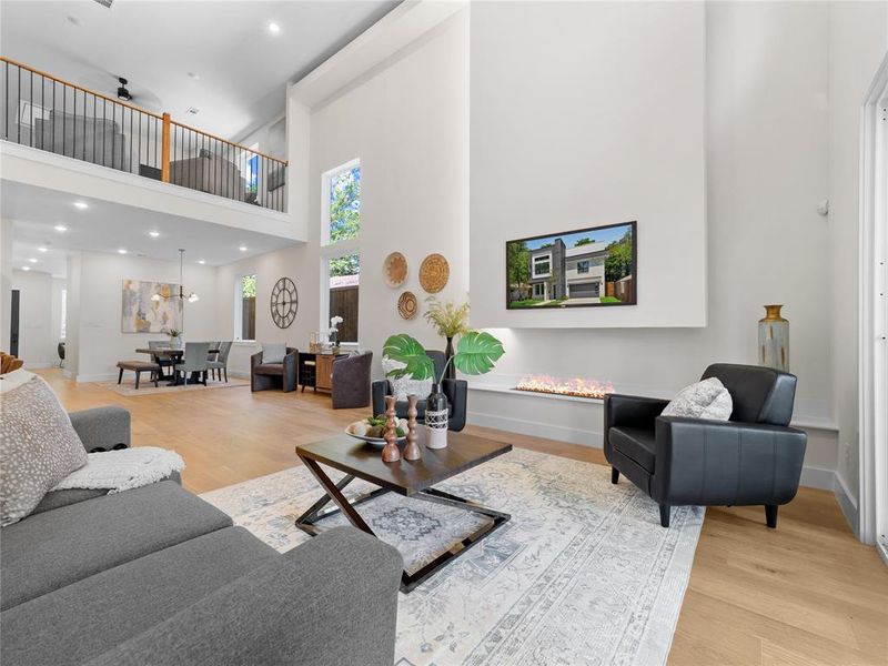 Furnished interior view inside a new home in , Dallas (Image 8).