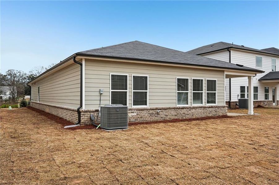 Exterior details and patio area of a home in Westmont Preserve, Powder Springs (Image 30). Exterior details and patio area of a home in Westmont Preserve, Powder Springs (Image 30).