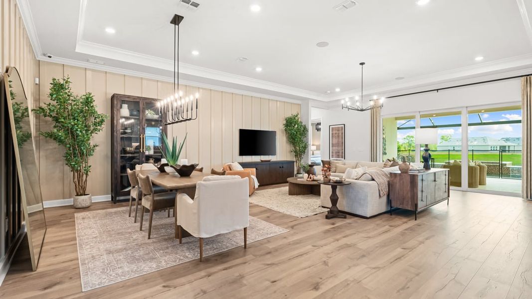 Representative furnished interior of a home built from the Pallazio II by Taylor Morrison in Astor Creek Golf and Country Club, Port St. Lucie (Image 10).