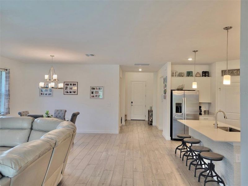 Furnished interior view inside a new home in , Estero (Image 17).