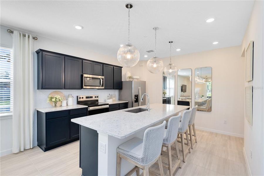 Furnished interior view inside a new home in The Cove at Nona Sound, Orlando (Image 9).