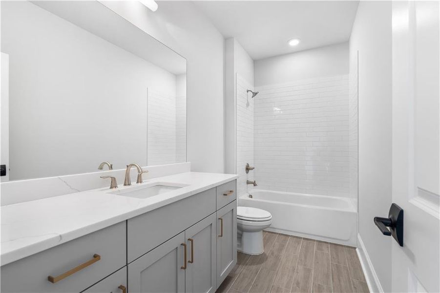 Furnished interior view inside a new home in Waterside Single Family, Peachtree Corners (Image 14).