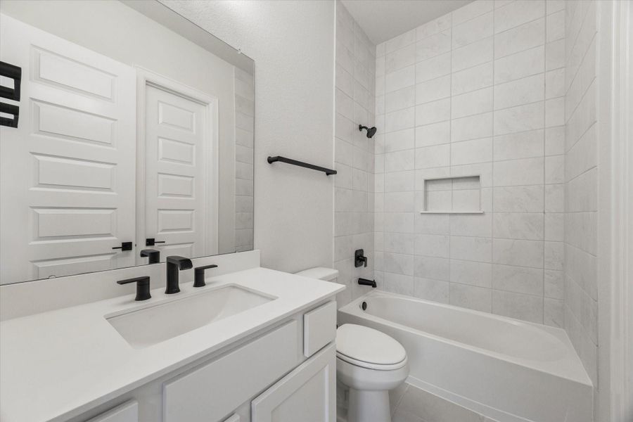 Furnished interior view inside a new home in , Fulshear (Image 26).