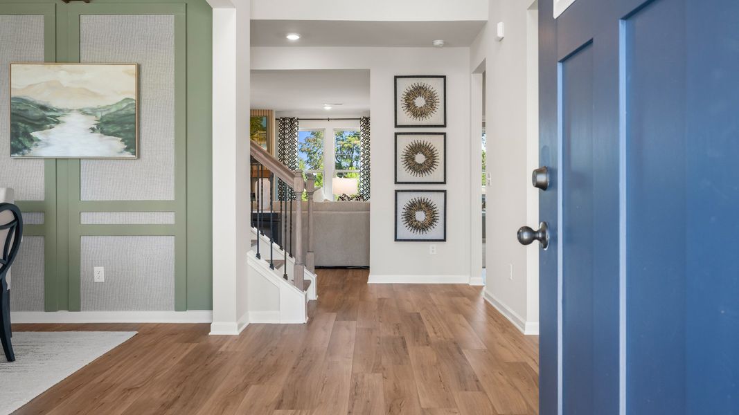 Representative furnished interior of a home built from the Clarity by DRB Homes in Adagio, Dacula (Image 23).