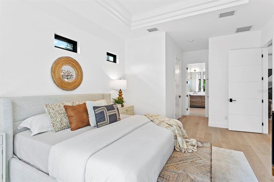 Furnished interior view inside a new home in , Sarasota (Image 17).