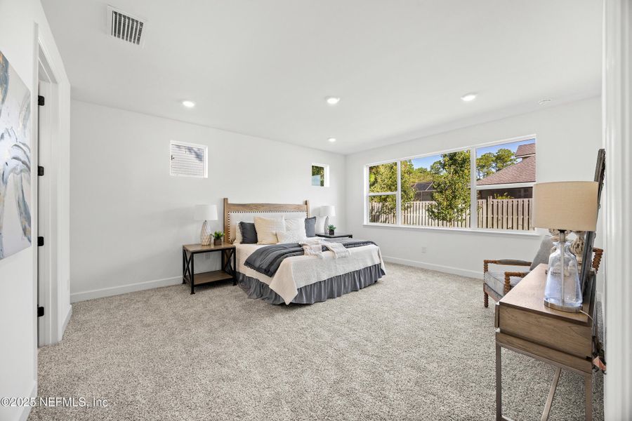 Furnished interior view inside a new home in , Jacksonville (Image 8). Furnished interior view inside a new home in , Jacksonville (Image 8).