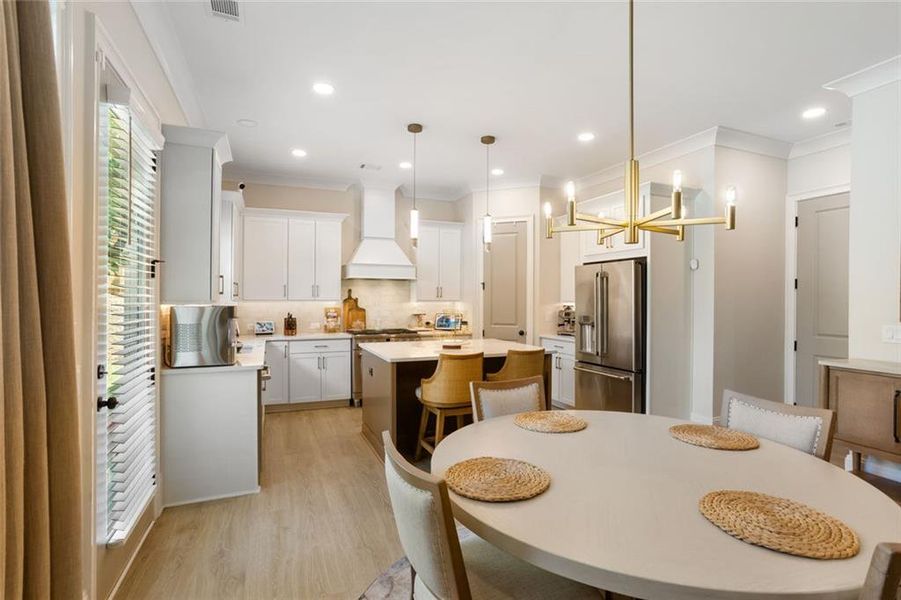 Furnished interior view inside a new home in , Marietta (Image 11).