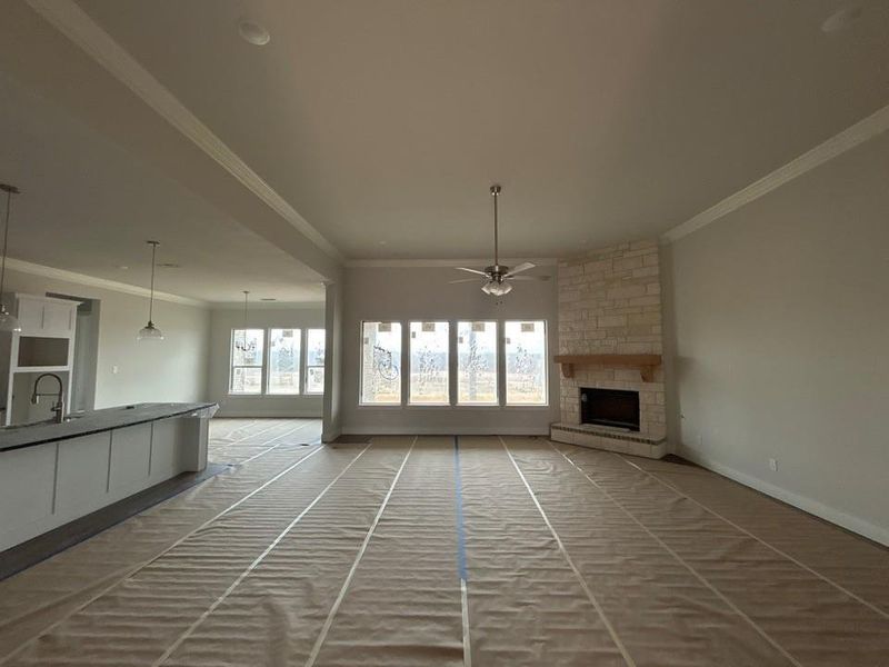 In-progress construction of a new home in Creekview Addition, Van Alstyne, TX (Image 13).