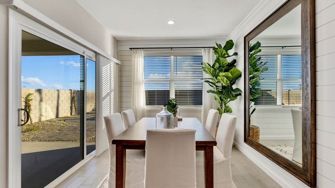 Furnished interior view inside a new home in Desert Moon Estates, Buckeye (Image 14).