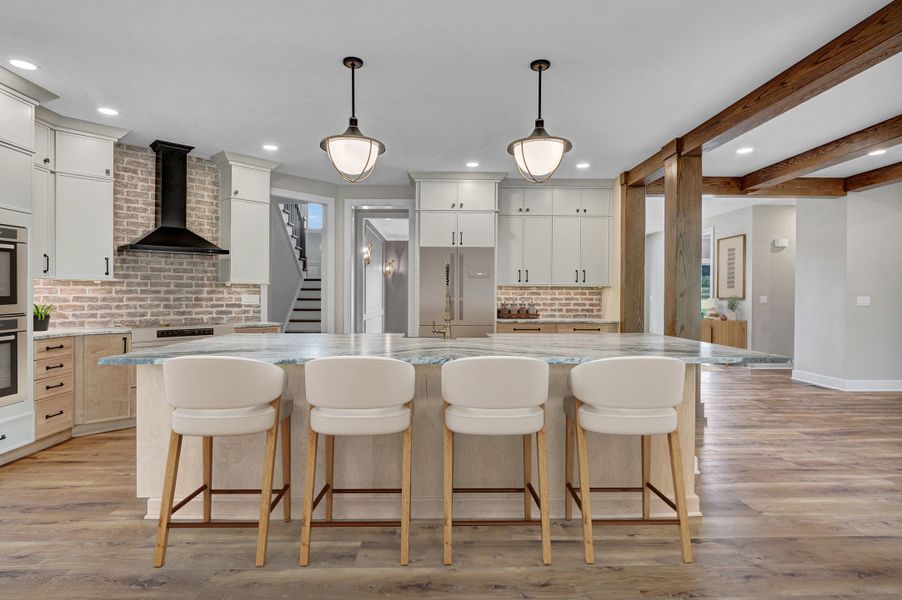 Representative furnished interior of a home built from the The Lexington by Forbes Capretto Homes in Birdsong Estates, Orchard Park (Image 11).