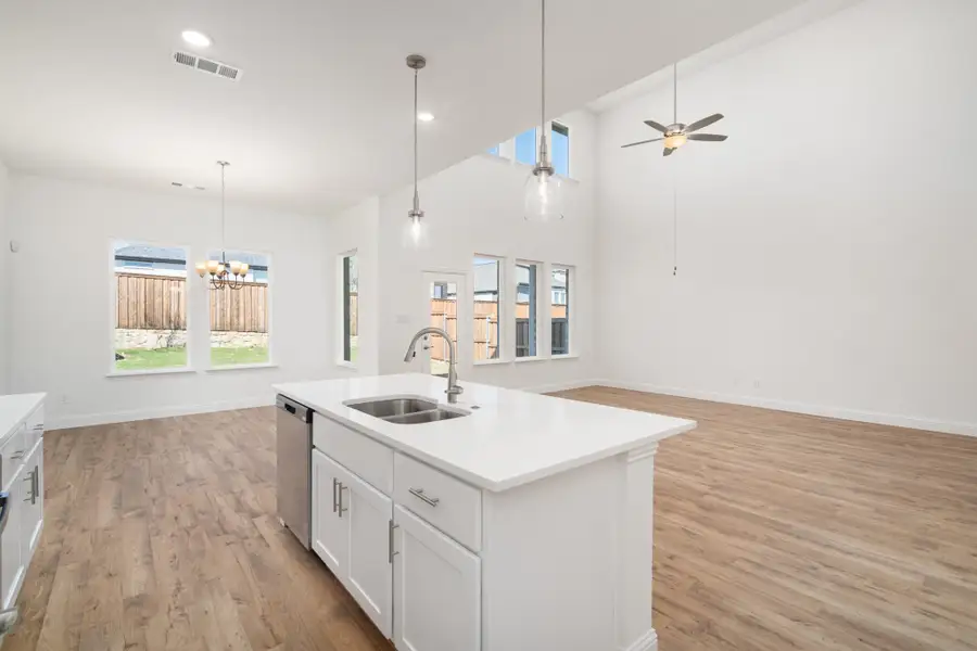 Furnished interior view inside a new home in Reunion, Rhome (Image 8).