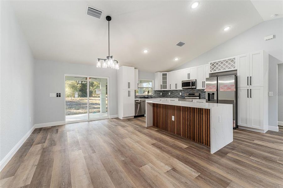 Furnished interior view inside a new home in , Dunnellon (Image 16).