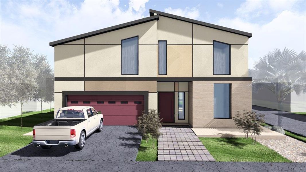 Front exterior of a new home in , Tampa, FL, highlighting curb appeal (Image 7).