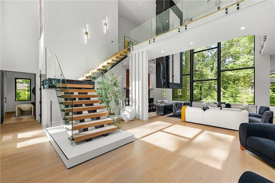 Furnished interior view inside a new home in , Atlanta (Image 15).