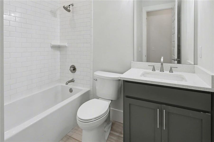 Furnished interior view inside a new home in , Clarkesville (Image 12).