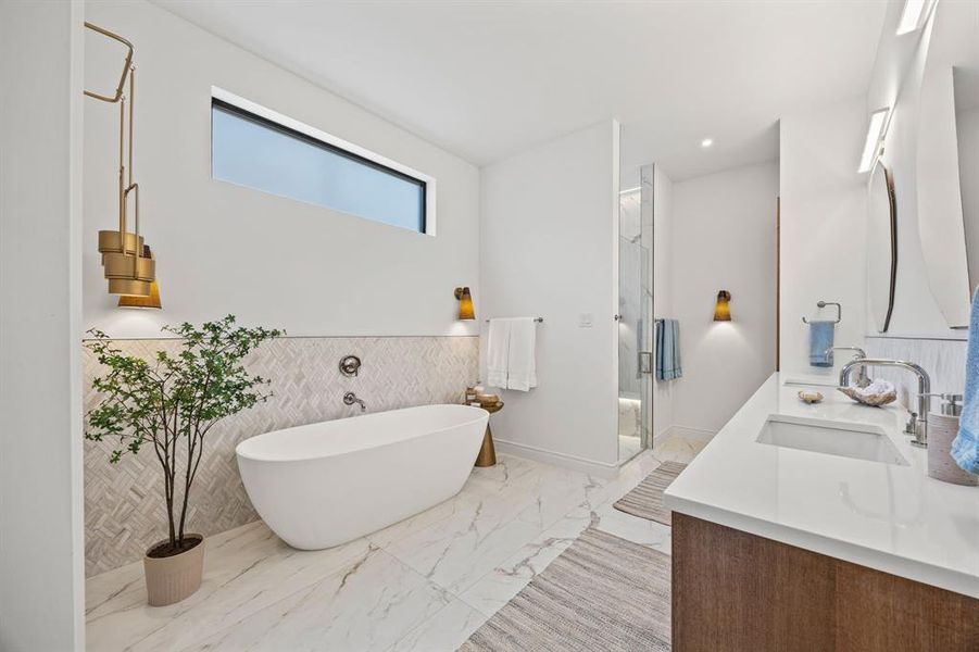 Furnished interior view inside a new home in , Dallas (Image 8). Furnished interior view inside a new home in , Dallas (Image 8).