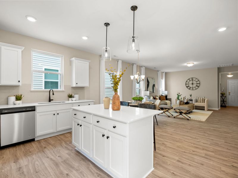 Representative furnished interior of a home built from the Grace by True Homes in Edgewater - The Cottages, Lancaster (Image 3). Representative furnished interior of a home built from the Grace by True Homes in Edgewater - The Cottages, Lancaster (Image 3).