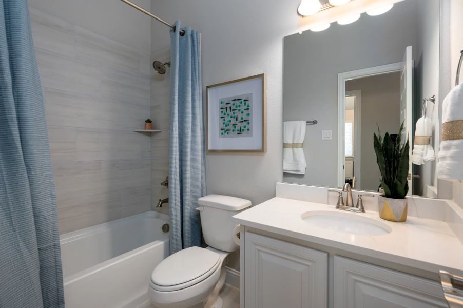 Furnished interior in a model home at Meadow Vista in Anna (Image 14).