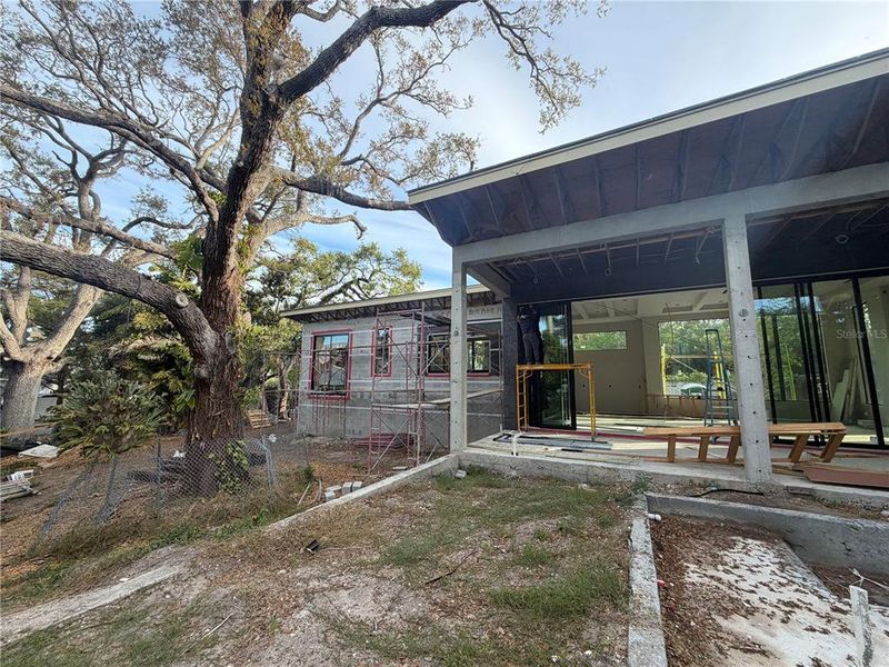In-progress construction of a new home in , Sarasota, FL (Image 9).