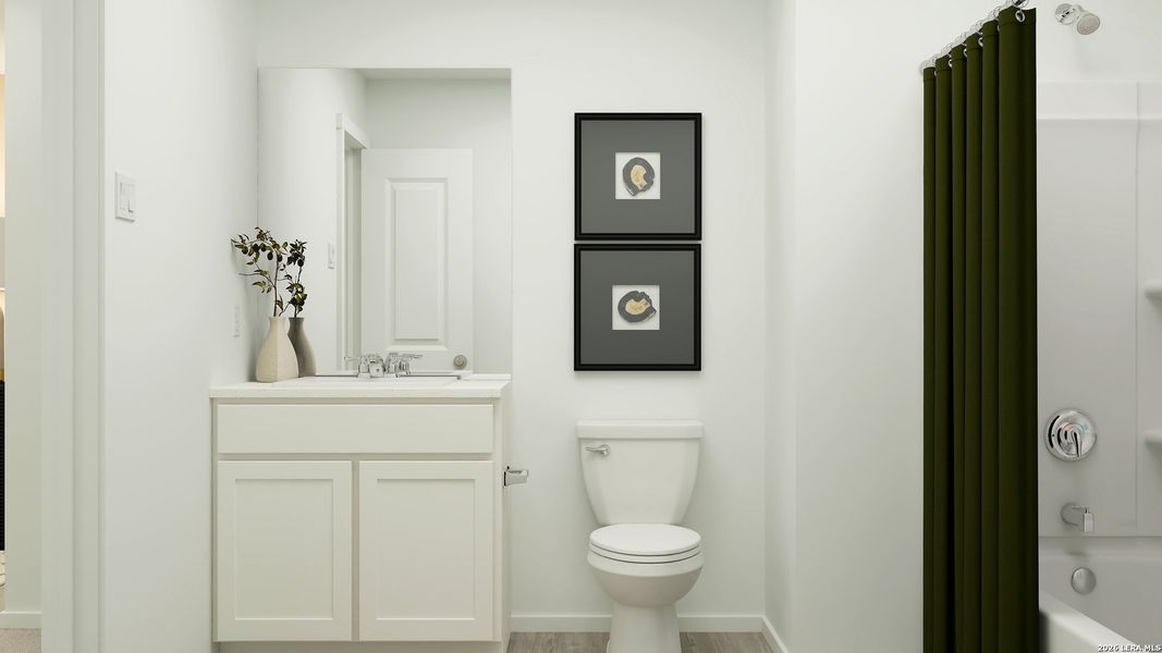 Furnished interior view inside a new home in Kyndwood, New Braunfels (Image 7).