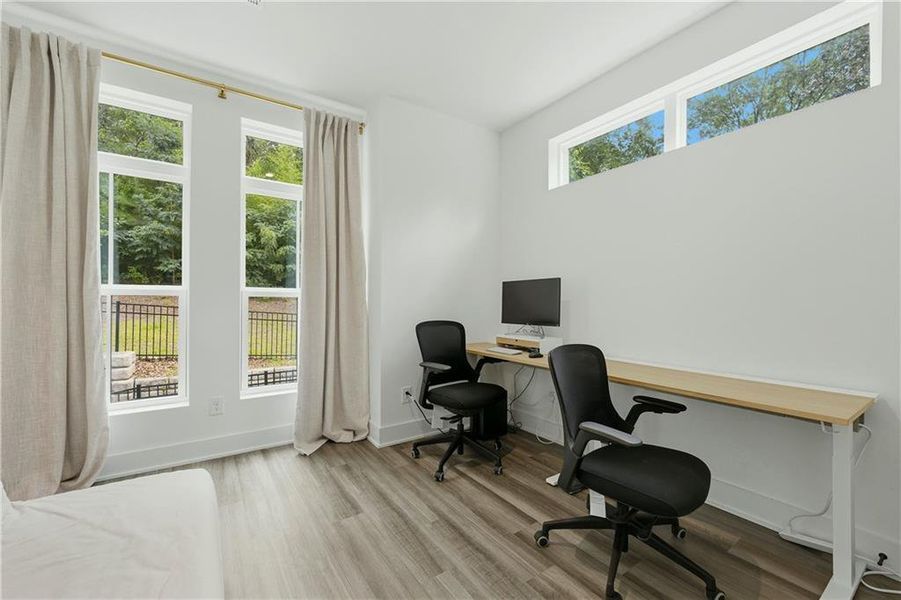 Furnished interior view inside a new home in , Atlanta (Image 17).