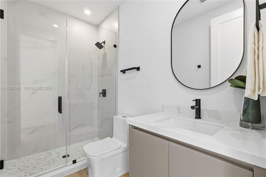 Furnished interior view inside a new home in , Miami (Image 37). Furnished interior view inside a new home in , Miami (Image 37).