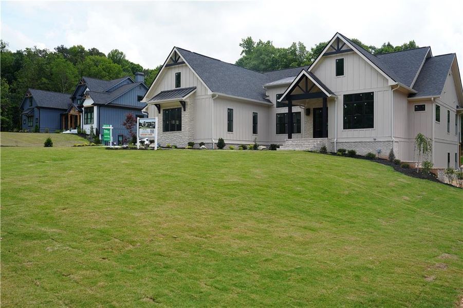 Exterior details and patio area of a home in , Conyers (Image 3).