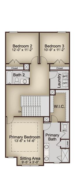 2D floor plan layout for the Grantham by McKinley Homes in Mulberry Summit, Flowery Branch, GA (Image 4). 2D floor plan layout for the Grantham by McKinley Homes in Mulberry Summit, Flowery Branch, GA (Image 4).