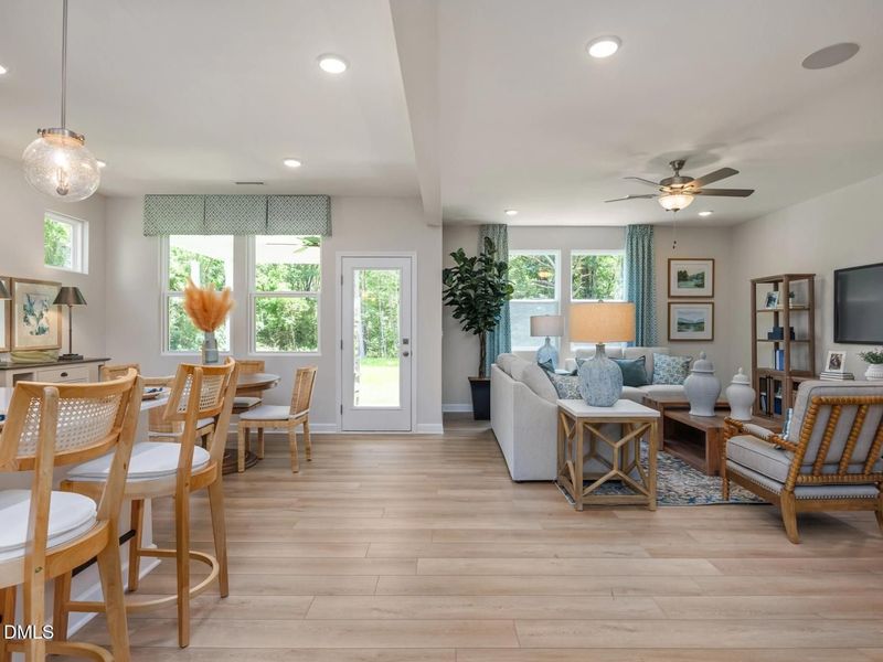 Furnished interior view inside a new home in Wendell Ridge, Wendell (Image 6).