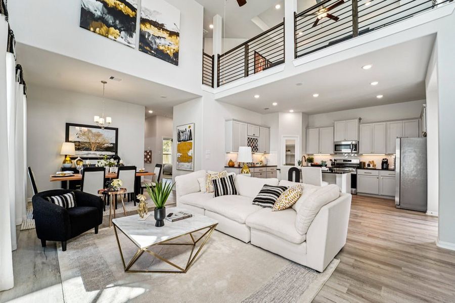 Tejas Village Model Home - Mansfield - Family Room