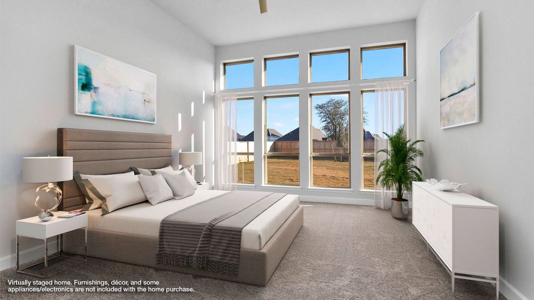 Representative furnished interior of a home built from the 3578W by Perry Homes in Ventana, Fort Worth (Image 6).