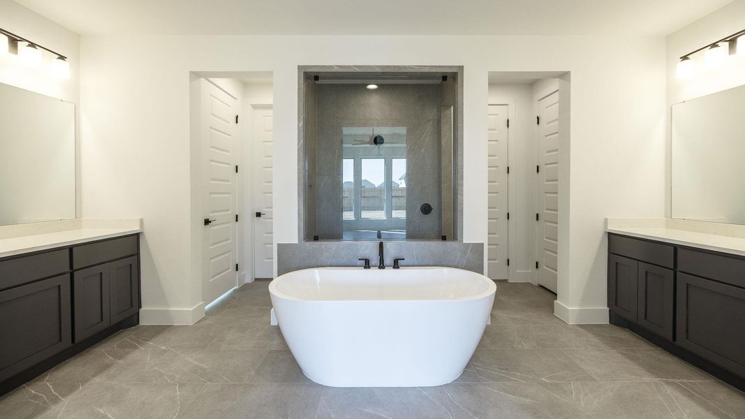 Furnished interior view inside a new home in Santa Rita Ranch - Eldorado, Liberty Hill (Image 5).