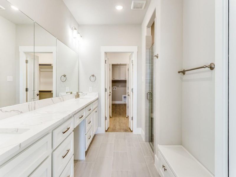 Furnished interior view inside a new home in Ladera at the Reserve, Mansfield (Image 19).