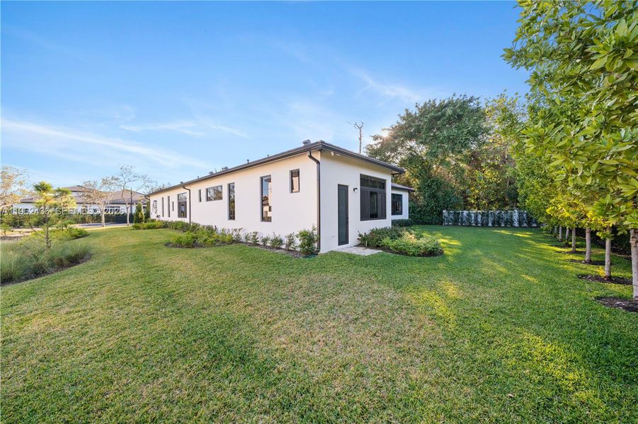 Exterior details and patio area of a home in , Miami (Image 3). Exterior details and patio area of a home in , Miami (Image 3).