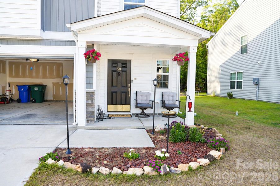 Exterior details and patio area of a home in , Camden (Image 3).